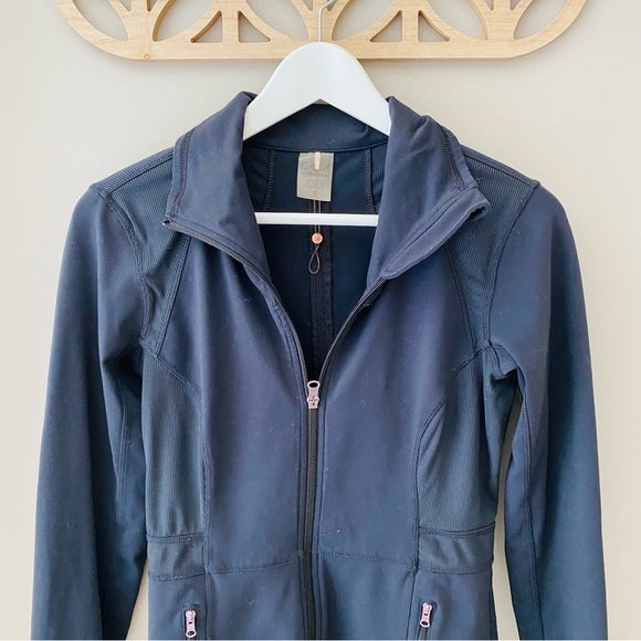 CALIA by Carrie Underwood Active Wear Zip Up Jacket Black Sz Small - Picture 2 of 8